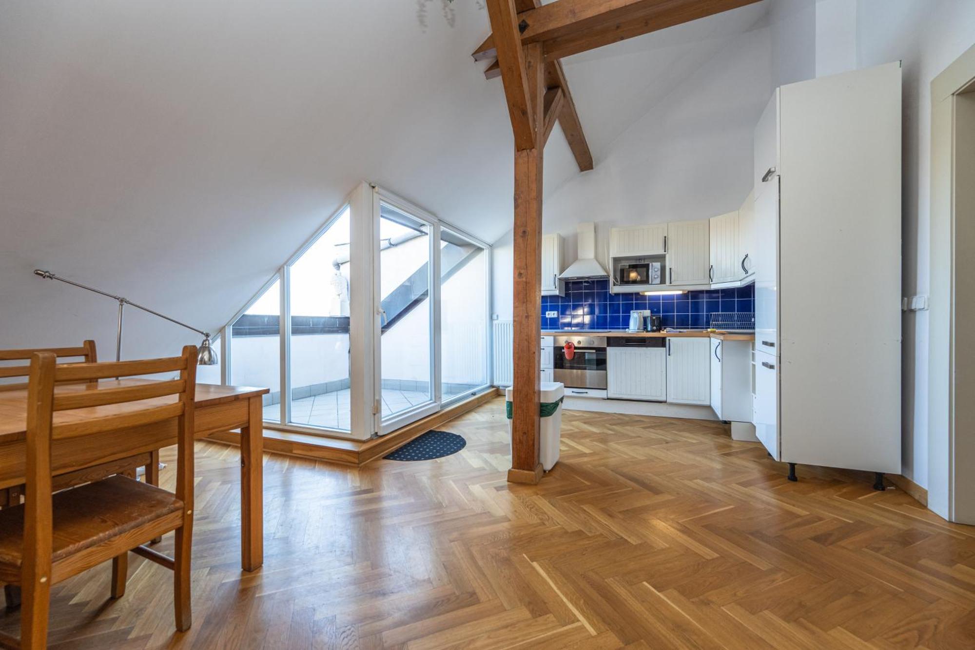 Jiriho Z Podebrad Apartments Prag Exteriör bild